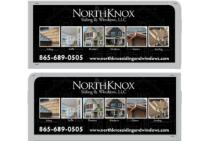 North Knox Siding & Windows Vehicle Wrap (Sides)